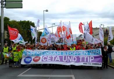 Europaweite Massenproteste könnten TTIP und CETA zu Fall bringen