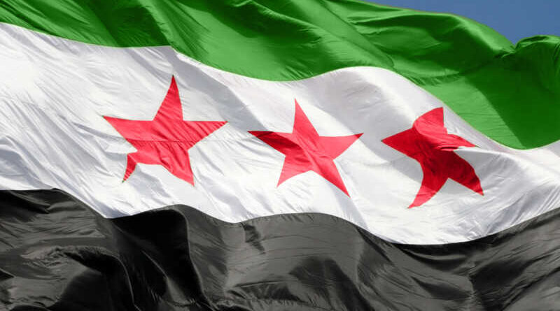 Flagge der freien syrischen Republik