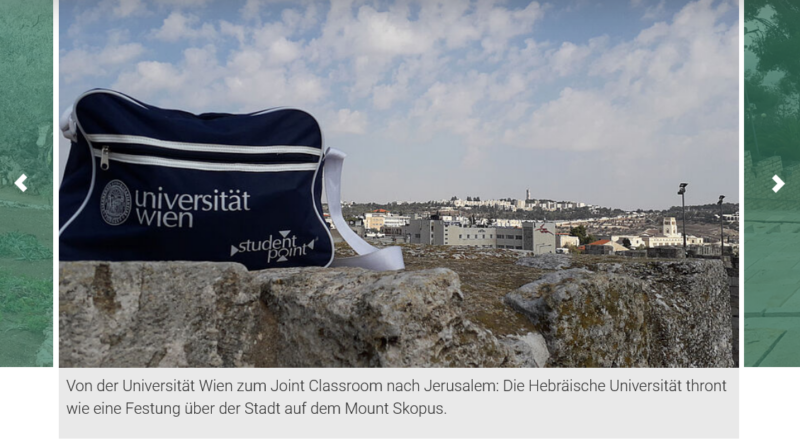 Die Uni Wien verspuert keinen Scham dabei die Siedlerkolonialen Intentionen der Hebrew Universit abzufeiern