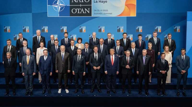 Foto vom NATO-Gipfel in Den Haag 2025 (Quelle) Ministerie van Buitenlandse Zaken, commons Wikimedia