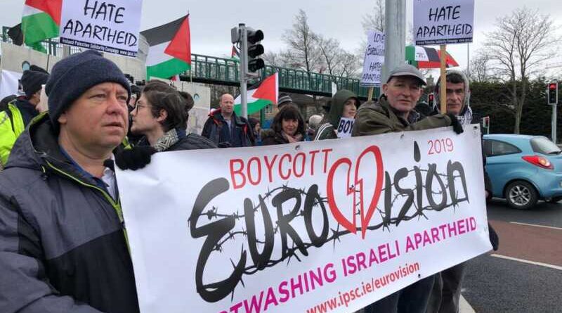 Zeigen wir das auch in Österreich eine mächtige palästinasolidarische Bewegung existiert und Blockieren wir den Eurovision-Songcontest 2026 in Wien